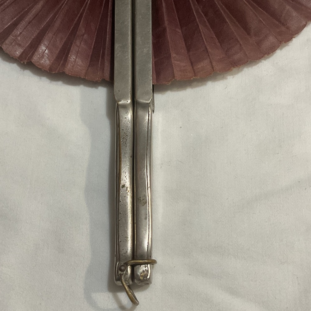Vintage 19th Century Victorian Cockade fan,used for mourning. - Picture 7 of 12